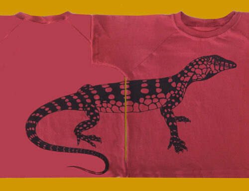 Perentie, rust - Children's front to back print